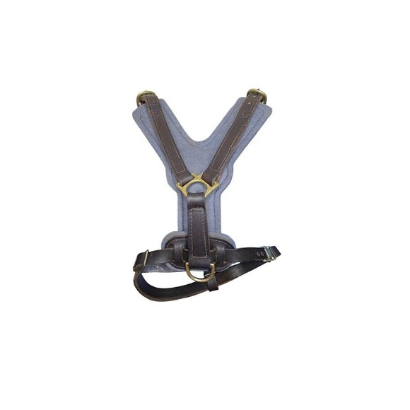 ForDogTrainers FDT H10 XL Leather Agitation Harness Brass Quick-Release Ret $170 - Picture 11 of 12
